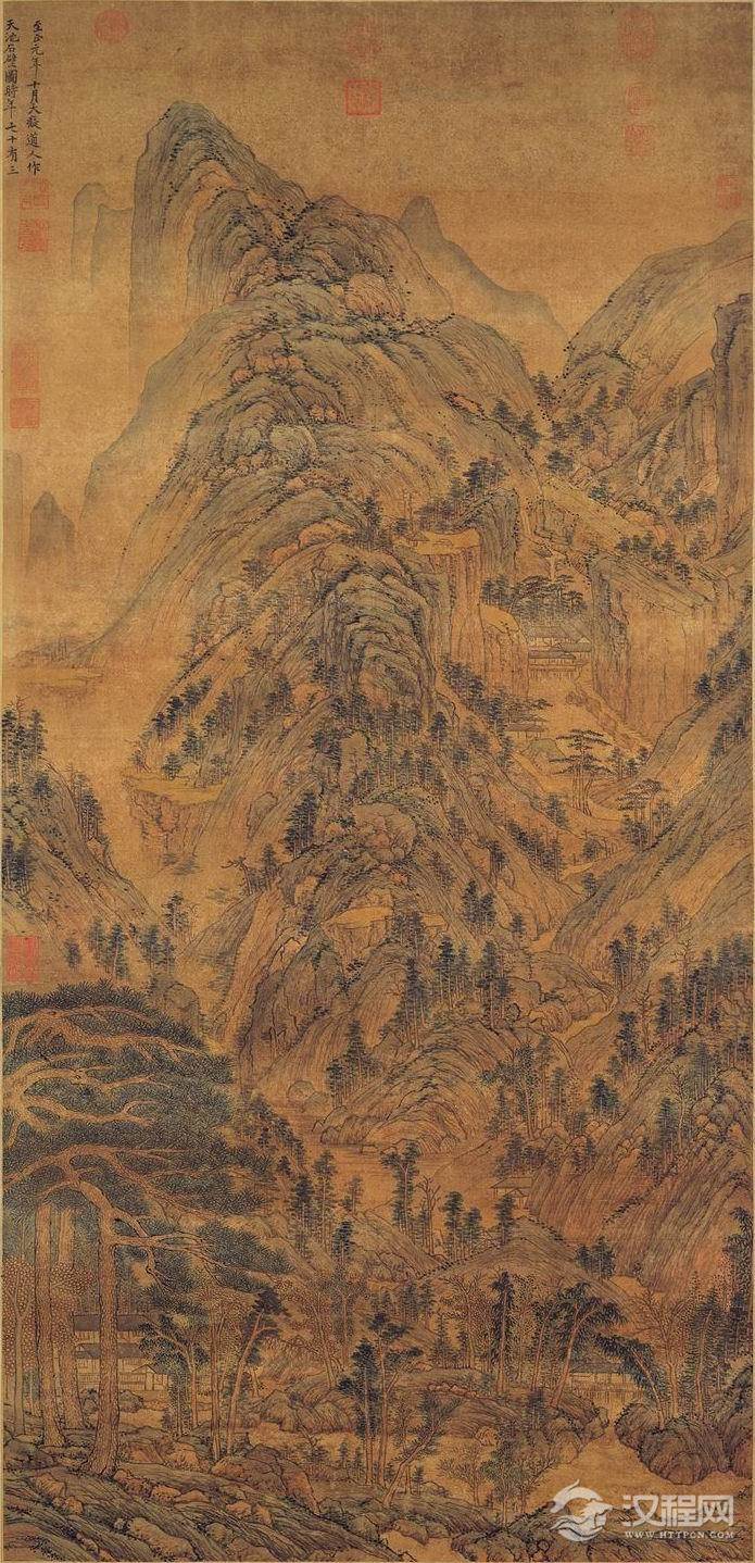元四家黄公望画选 富春山居图（百幅中国名画) 