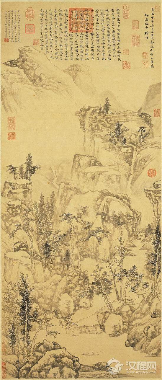 元四家黄公望画选 富春山居图（百幅中国名画)