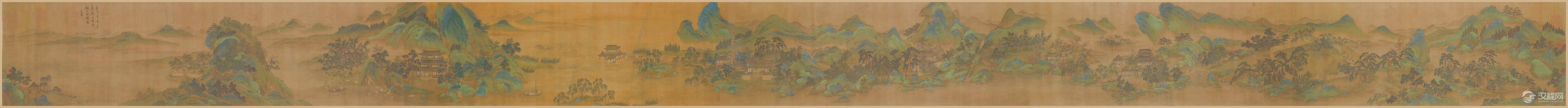 秋郊饮马图 赵孟頫 