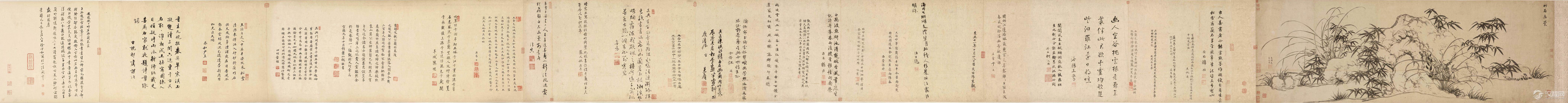 秋郊饮马图 赵孟頫 