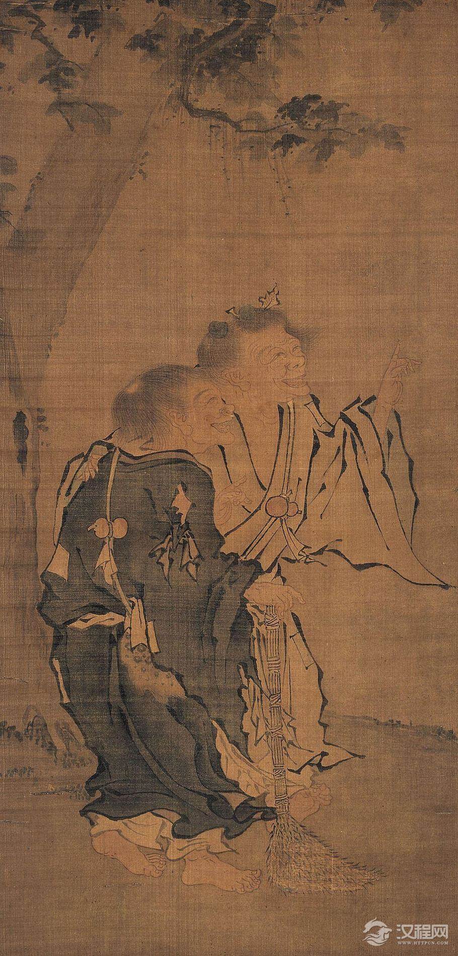 元代道释人物画家 颜辉画选