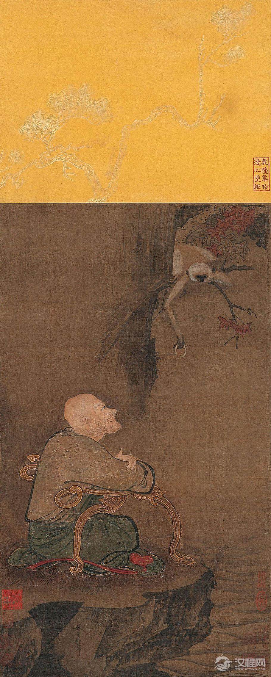 元代道释人物画家 颜辉画选 