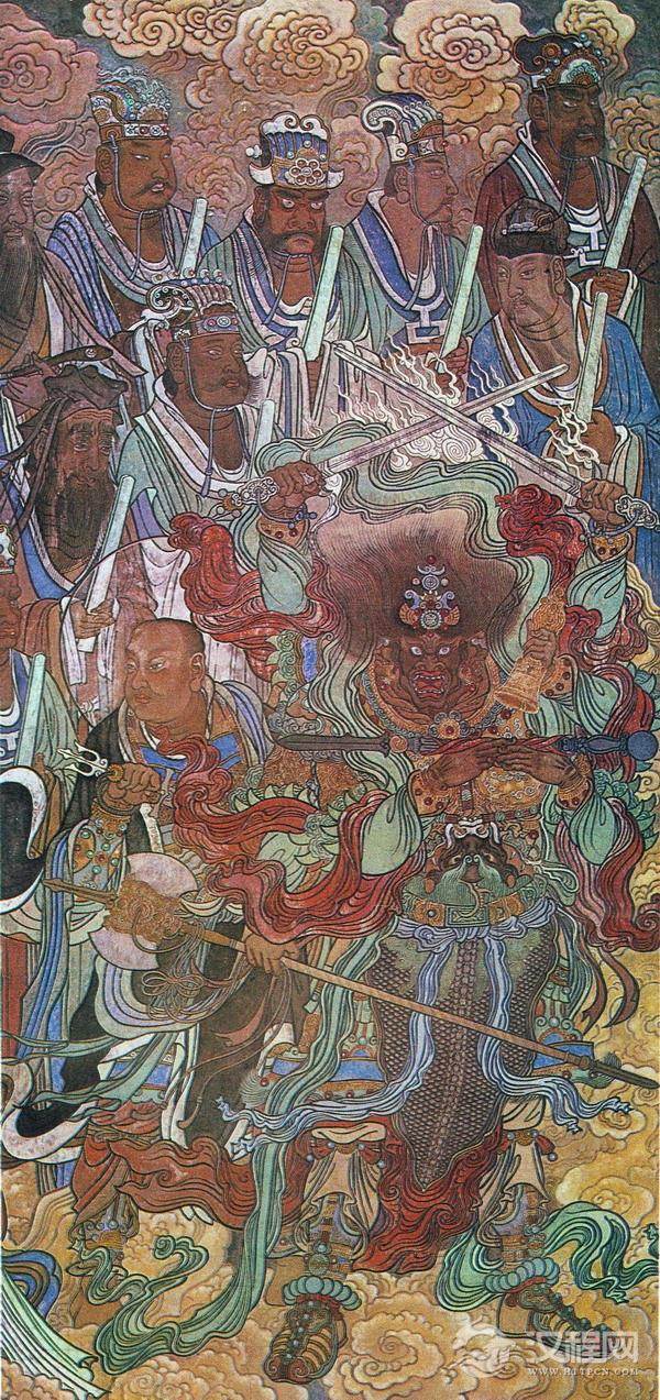 世界超级艺术 朝元图 （百幅中国名画）