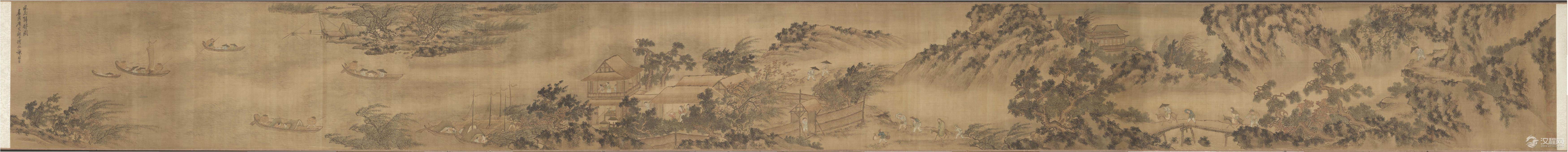 浙派画家 郑文林 春酣图