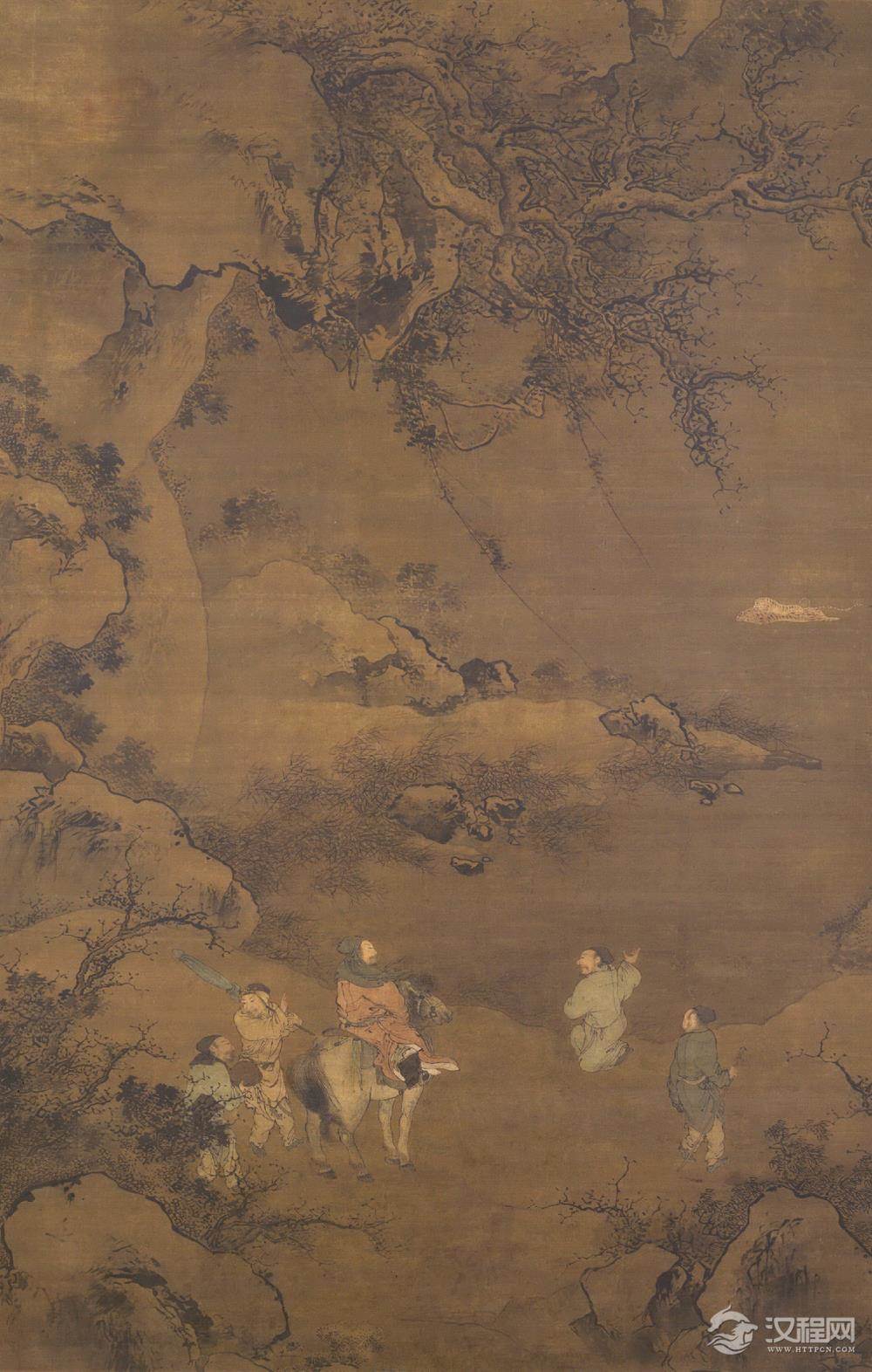 浙派名家 朱端画选 寒江独钓图