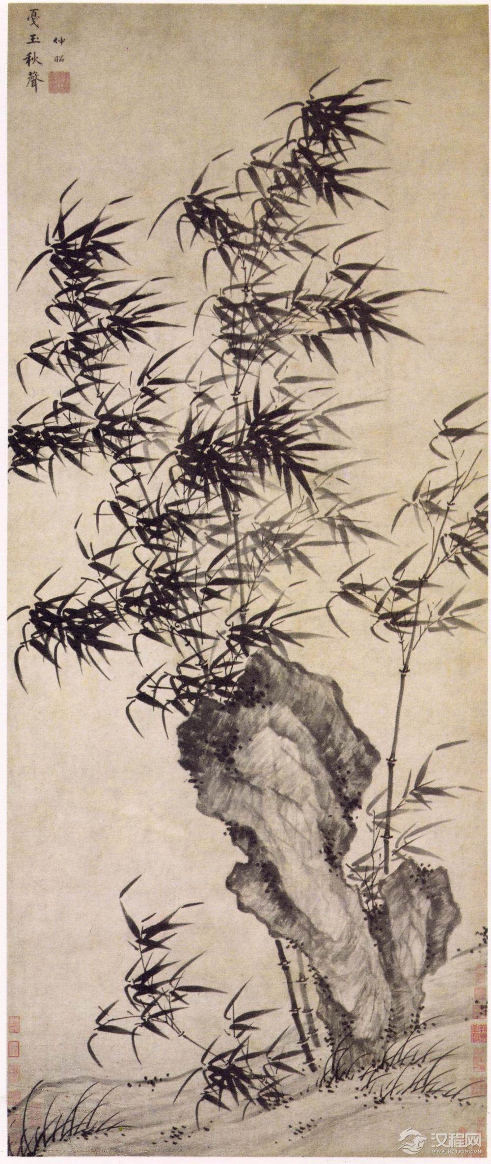 明代画竹第一 夏昶画选 