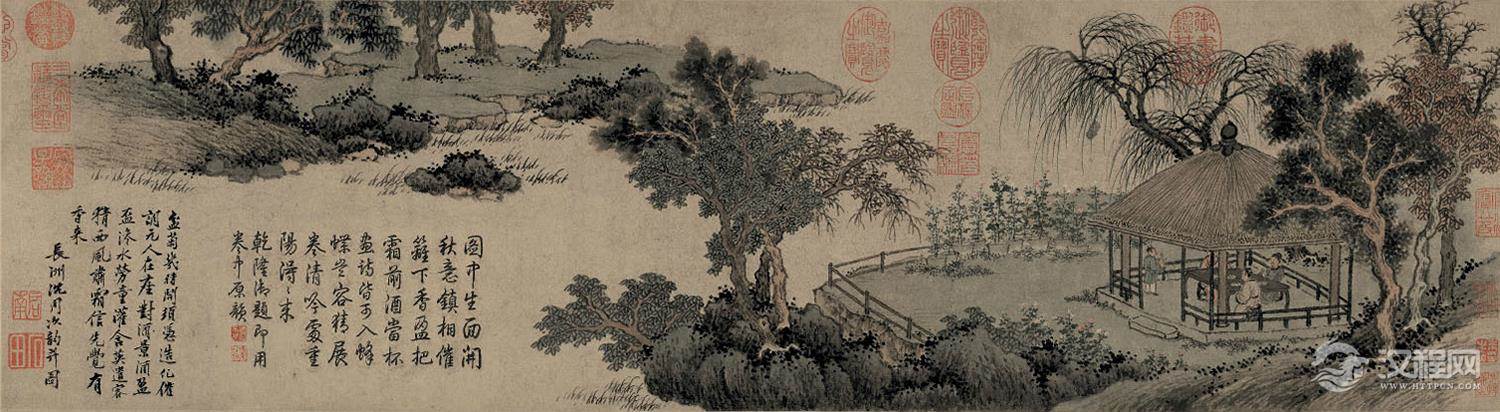 明四家沈周画选 庐山高图（百幅中国名画） - 潮河边人 - 潮河边人博客