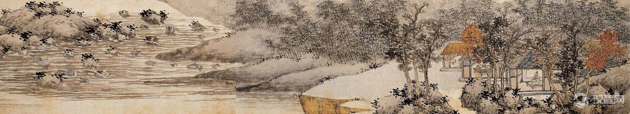 明四家沈周画选 庐山高图（百幅中国名画） - 潮河边人 - 潮河边人博客