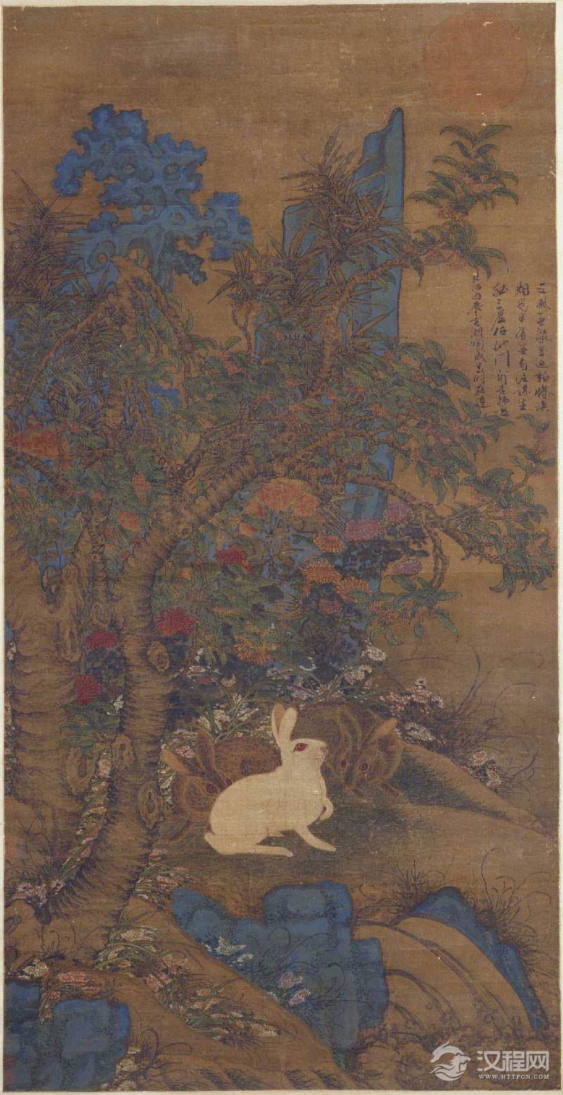 吴门画派 陶成画选 蟾宫玉免图