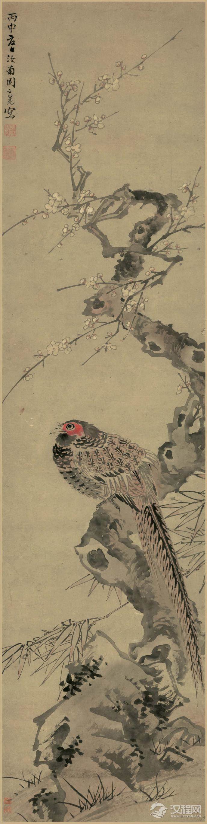 明 周之冕画选 百花图卷