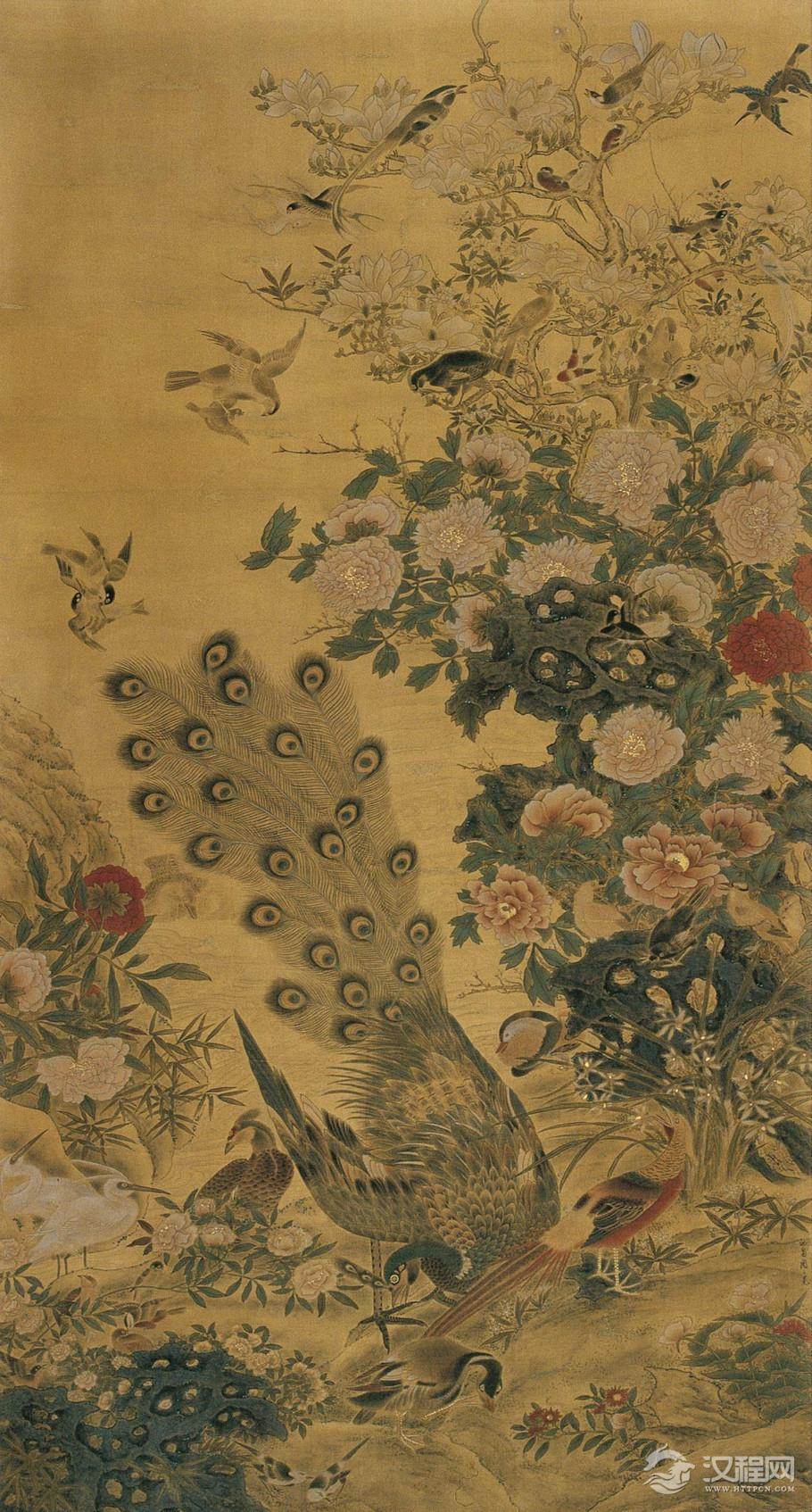 明 周之冕画选 百花图卷