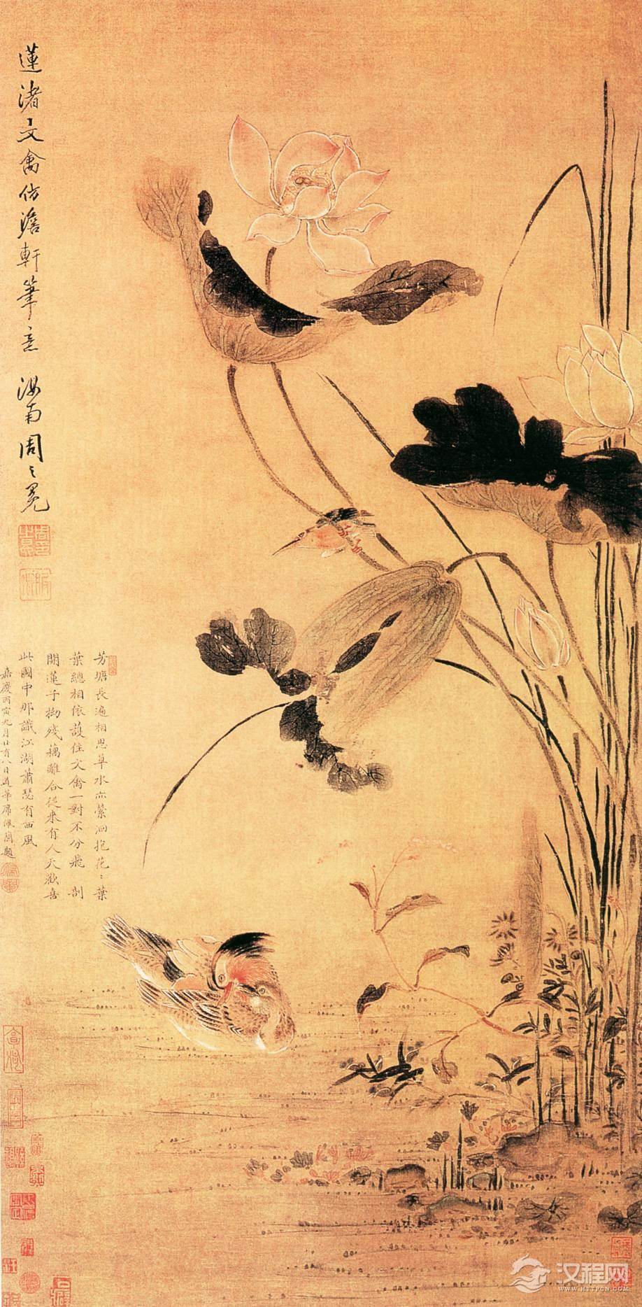 明 周之冕画选 百花图卷