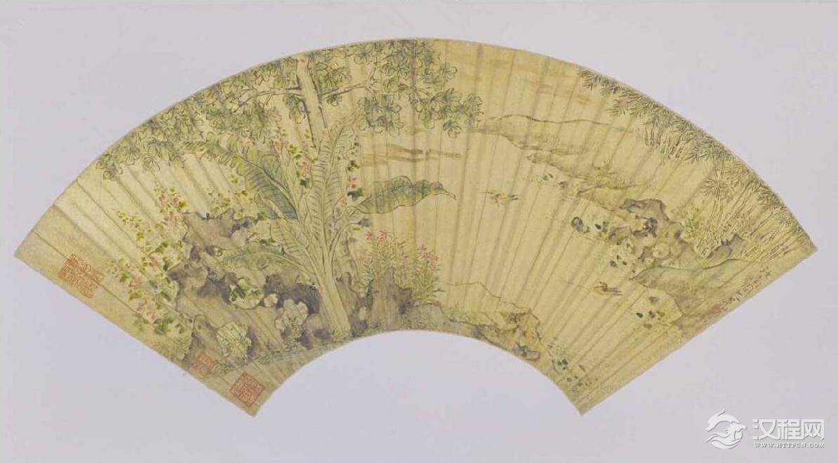 明 周之冕画选 百花图卷 