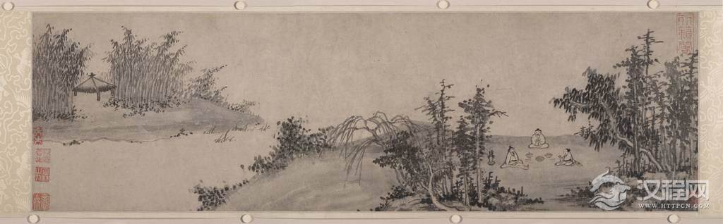 明 姚绶画选 红梅图卷