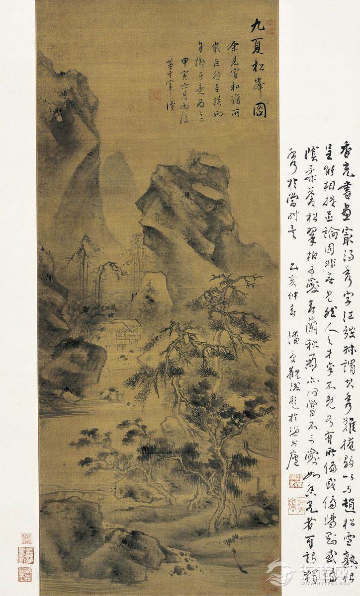 董其昌画选 仿王蒙山水