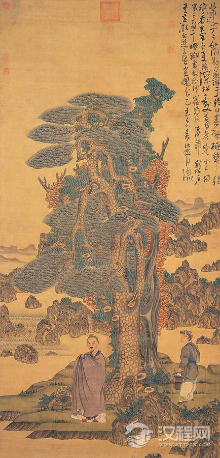 陈洪绶 品茶图 - 中艺图文工作室 - 中艺图文工作室