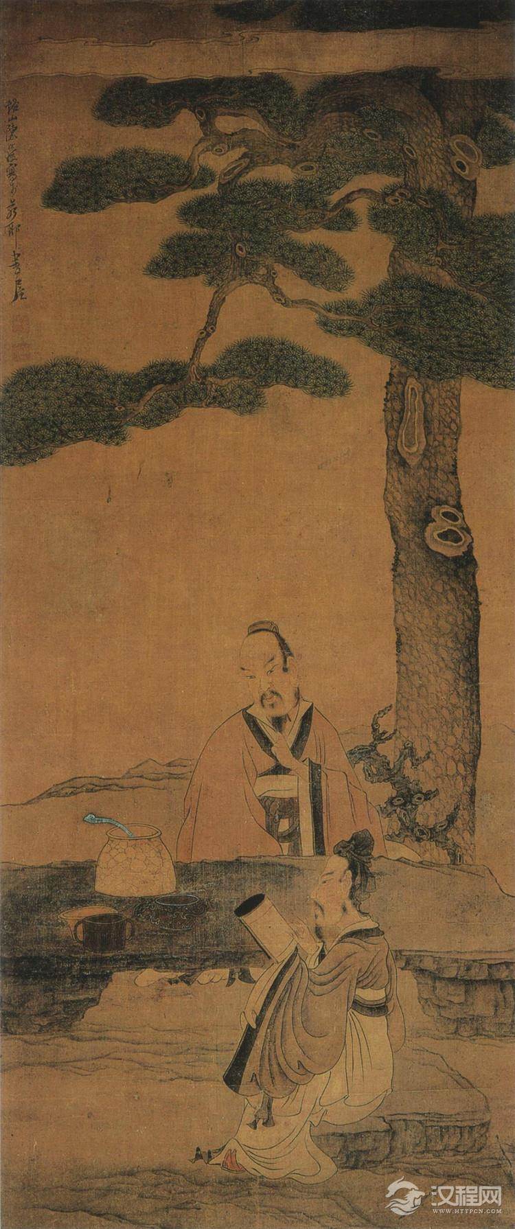 陈洪绶 品茶图 - 中艺图文工作室 - 中艺图文工作室