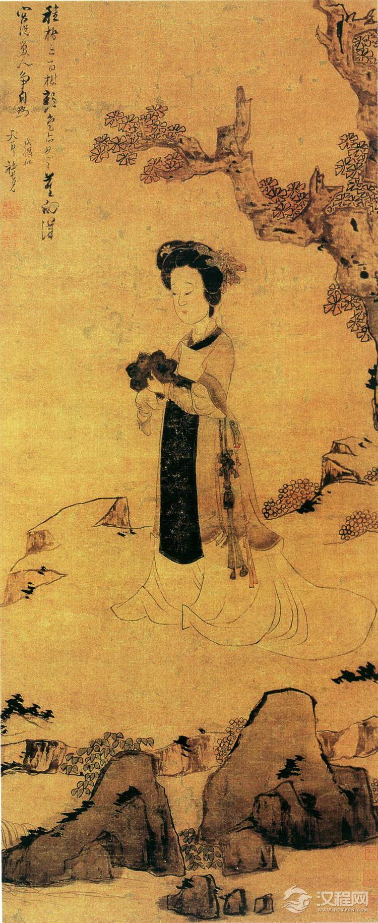 陈洪绶 品茶图 - 中艺图文工作室 - 中艺图文工作室