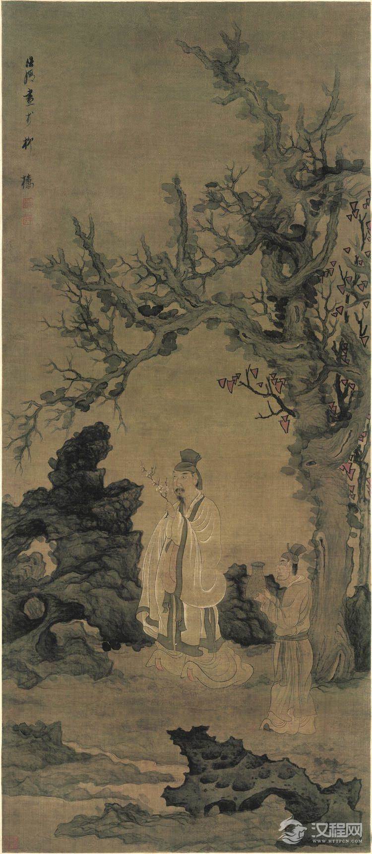 陈洪绶 品茶图 - 中艺图文工作室 - 中艺图文工作室