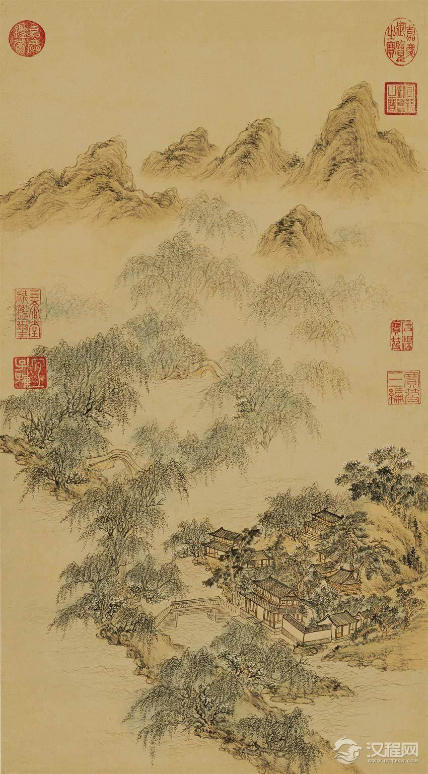 清 董邦达画选 - 潮河边人 - 潮河边人博客