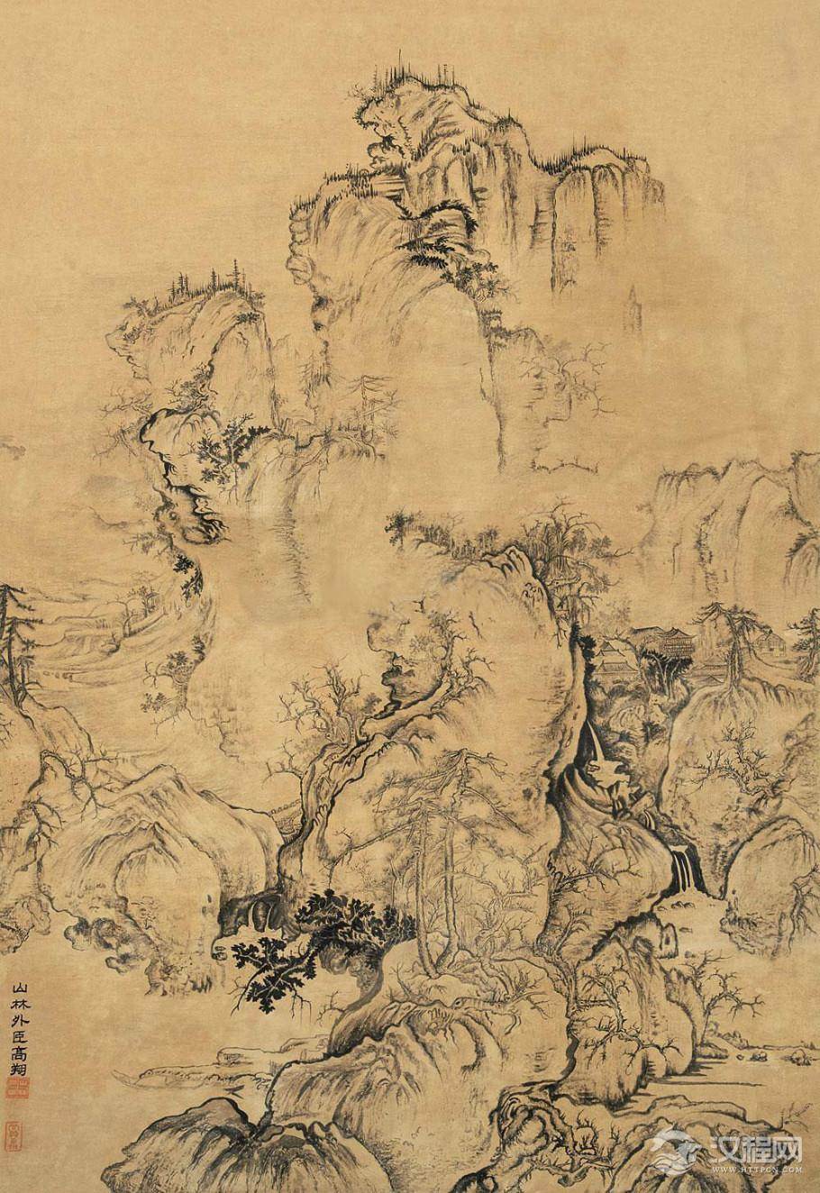 扬州八怪 高翔画选