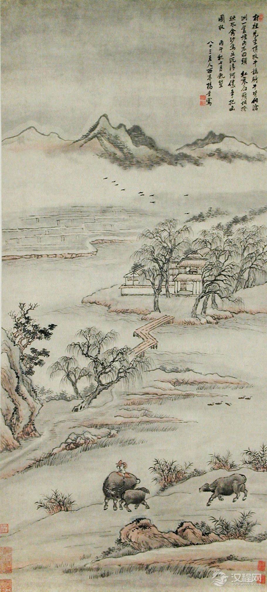 王翚的弟子 杨晋画选 