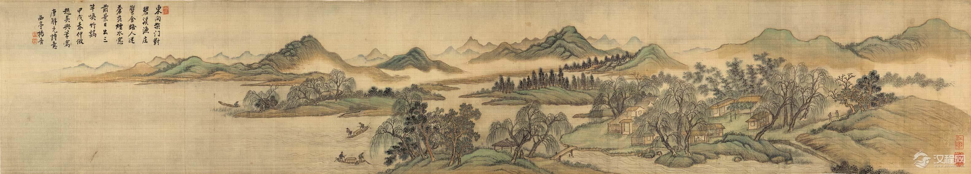 王翚的弟子 杨晋画选