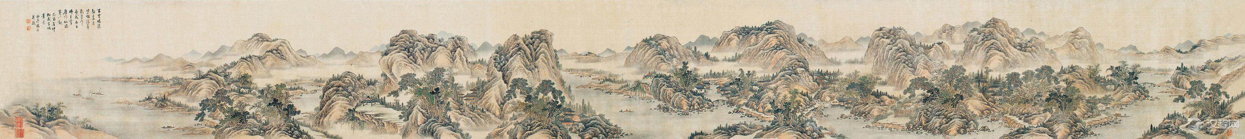 王翚的弟子 杨晋画选 