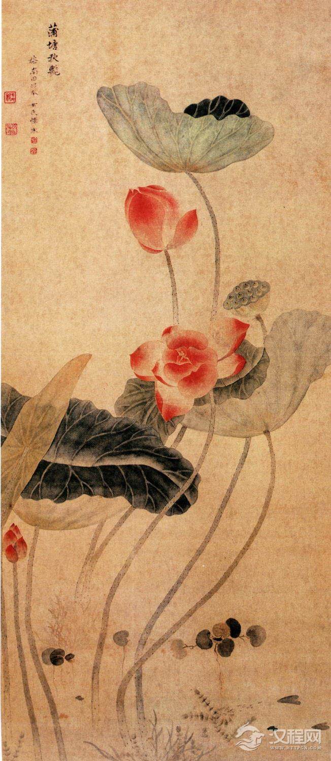 清 恽冰 花卉册（十开）