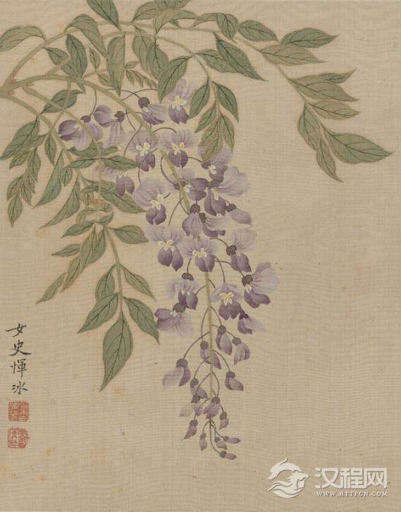 清 恽冰 花卉册（十开