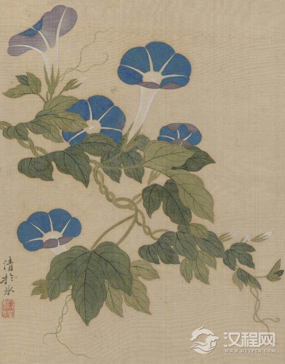 清 恽冰 花卉册（十开）