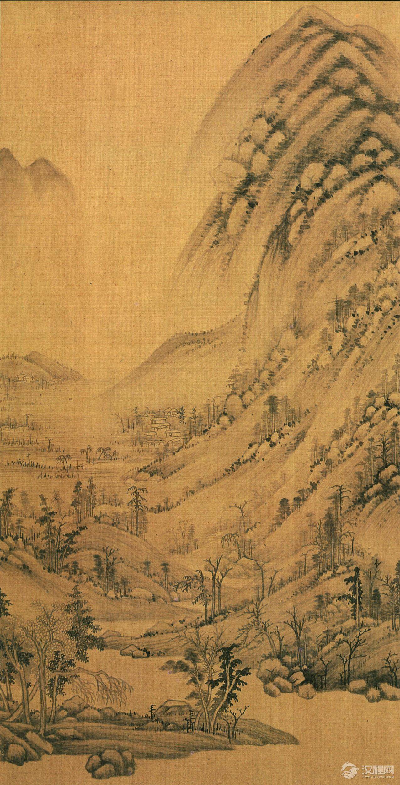 明 董其昌 仿宋元人缩本画跋 台北故宫博物院藏客