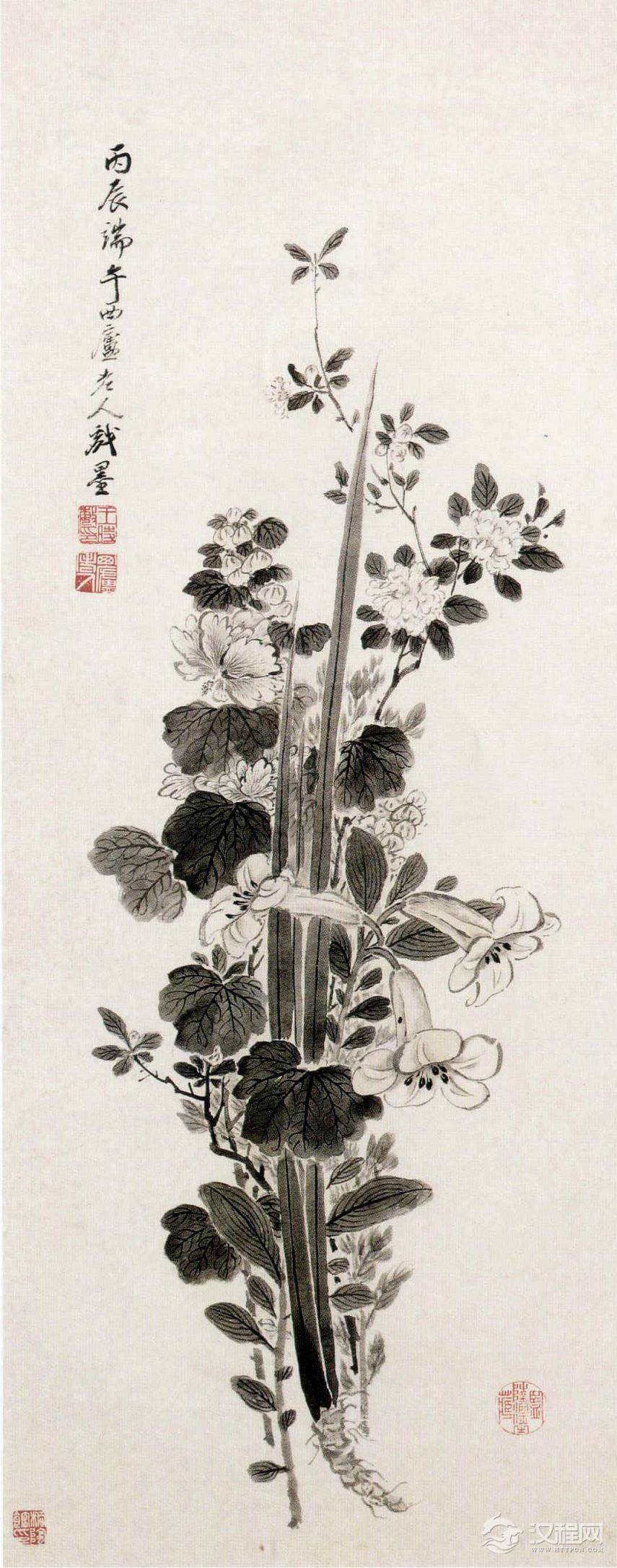 清初四家：王时敏画选 仙山楼阁图（百幅中国名画）