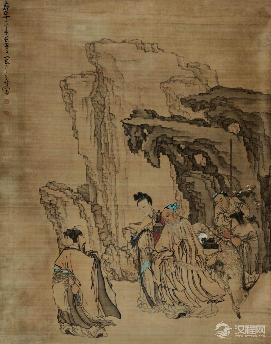 扬州八怪：黄慎画选 醉眠图（百幅中国名画