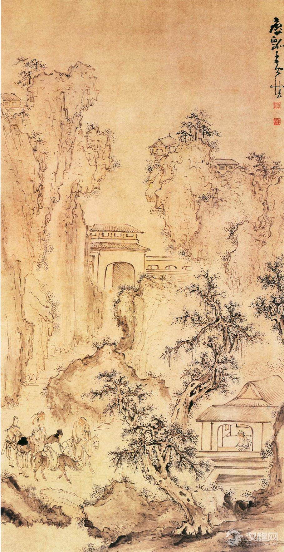 扬州八怪：黄慎画选 醉眠图（百幅中国名画）