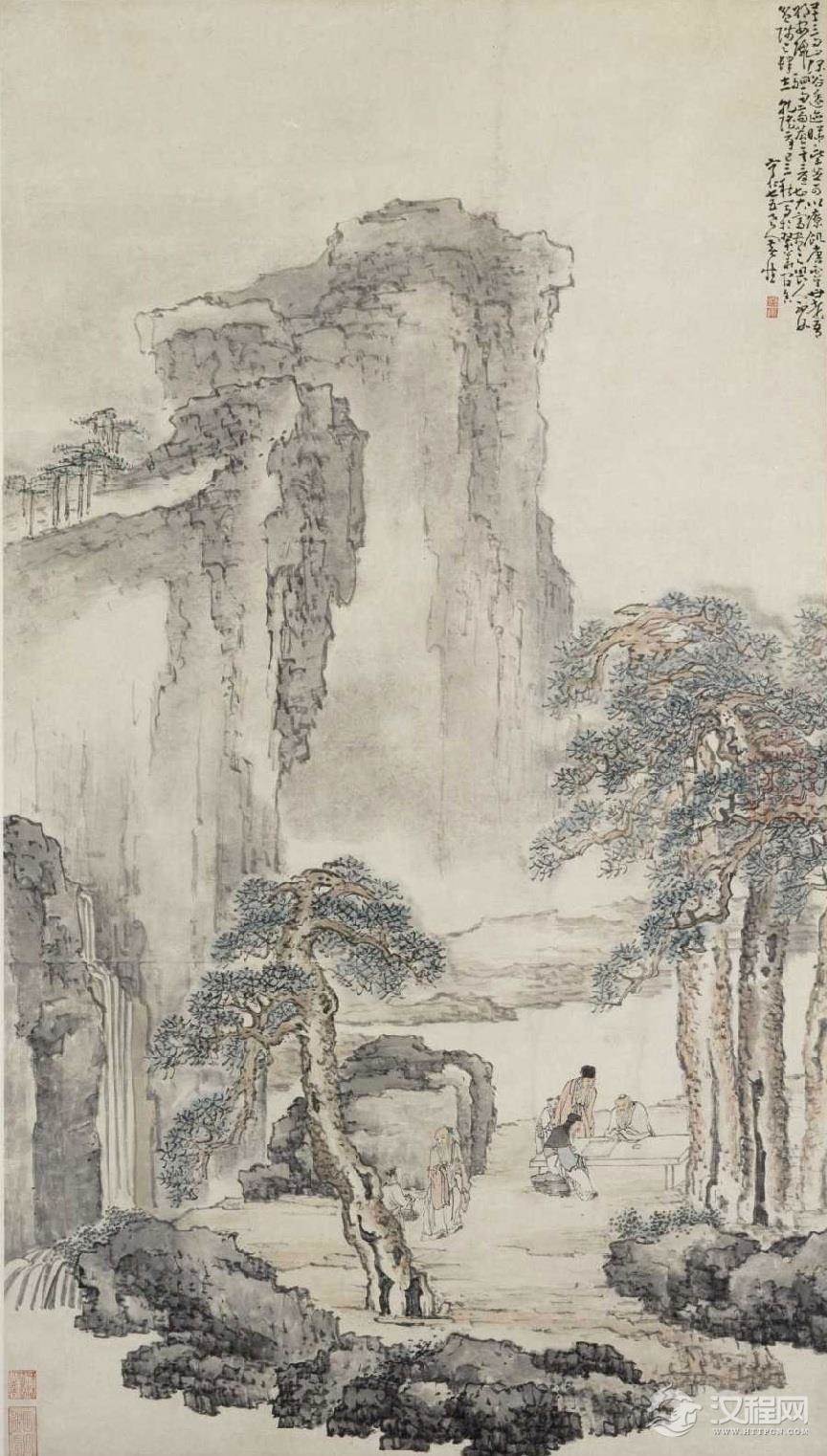 扬州八怪：黄慎画选 醉眠图（百幅中国名画）