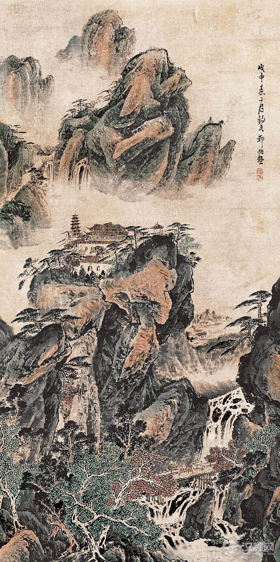 金陵八家 邹喆画选 客