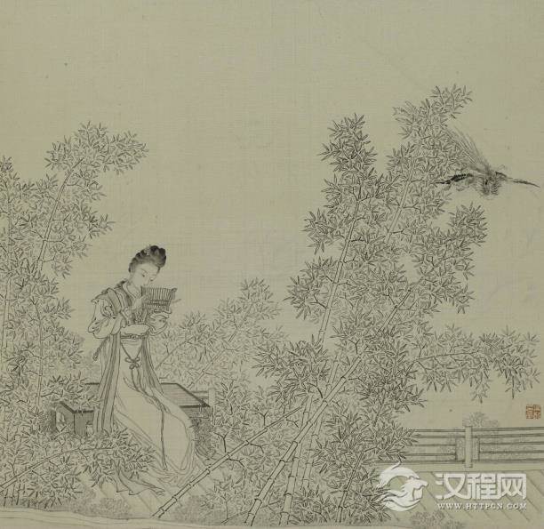 清 吴嘉猷 仕女册 