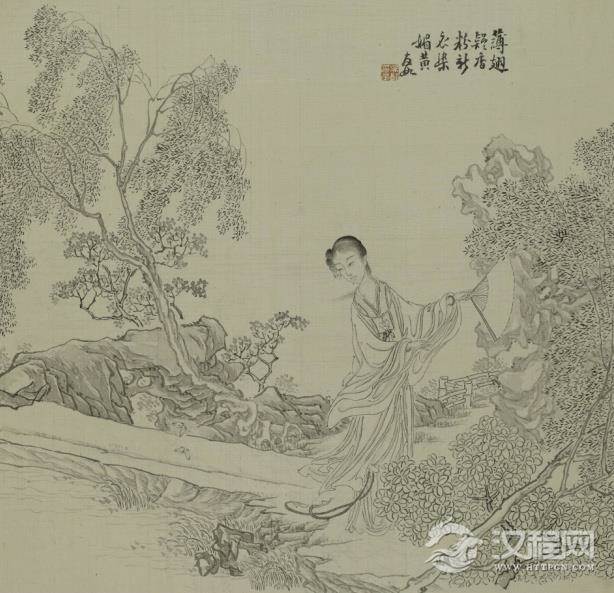 清 吴嘉猷 仕女册 