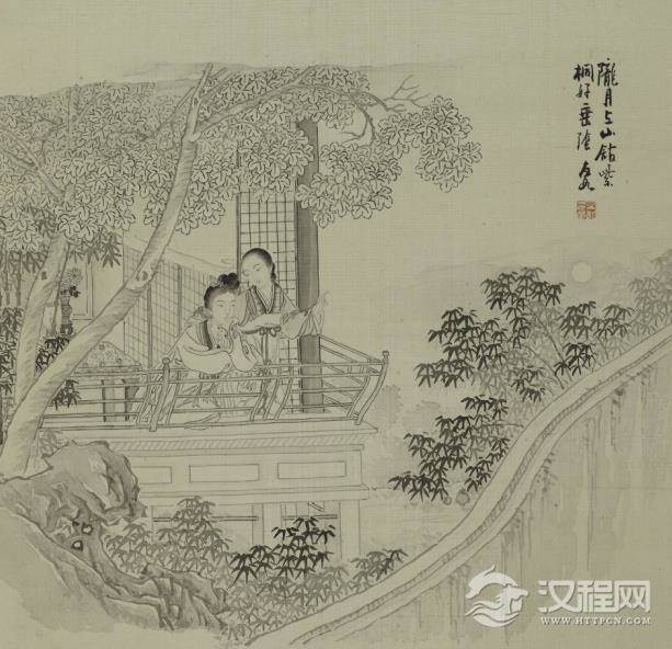 清 吴嘉猷 仕女册 