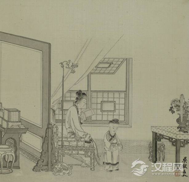 清 吴嘉猷 仕女册