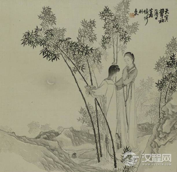 清 吴嘉猷 仕女册 