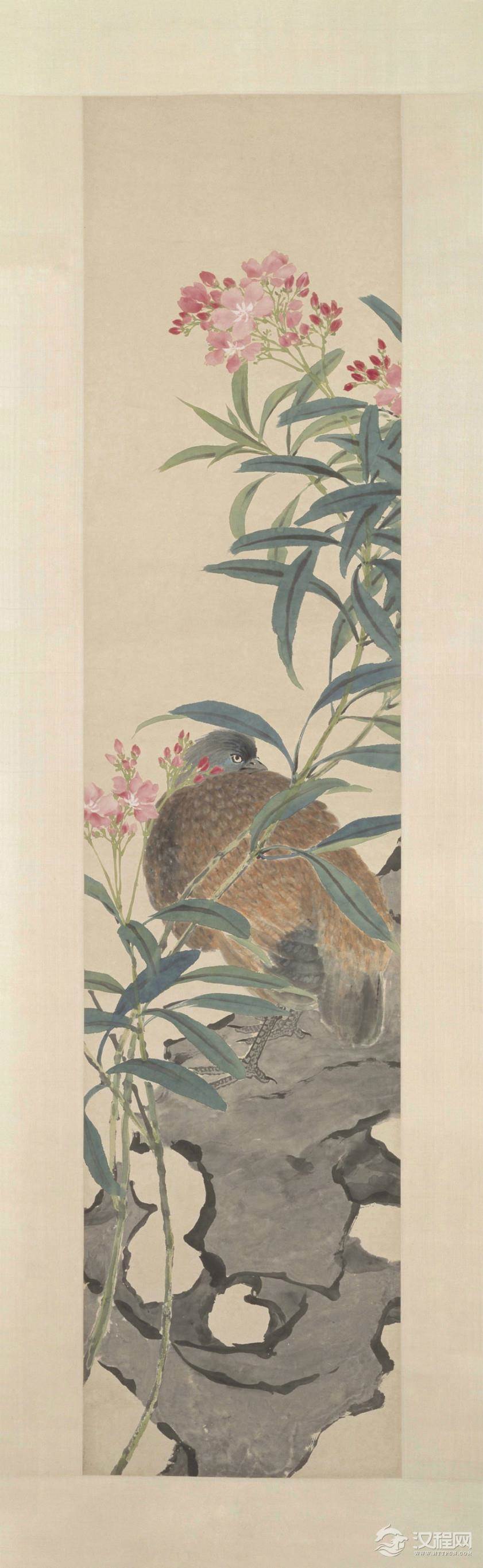 清 任熊 湘夫人图 