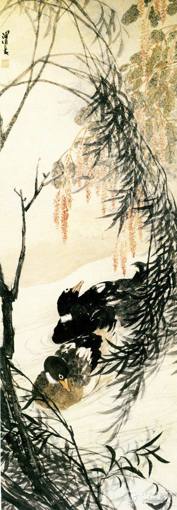 清 任熊 湘夫人图 