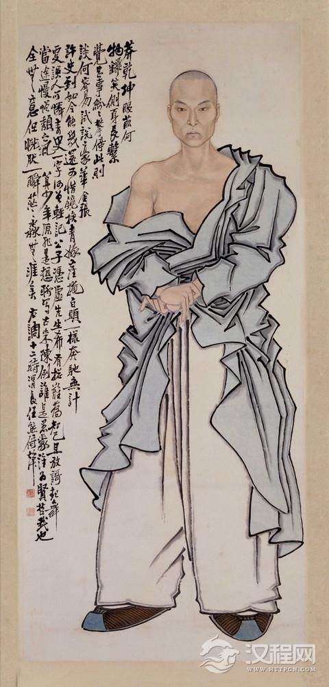 清 任熊 湘夫人图