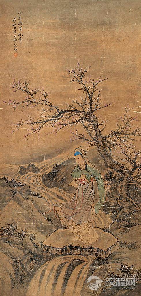 清 改琦人物仕女画 