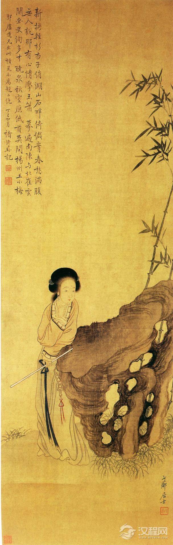 清 改琦人物仕女画 