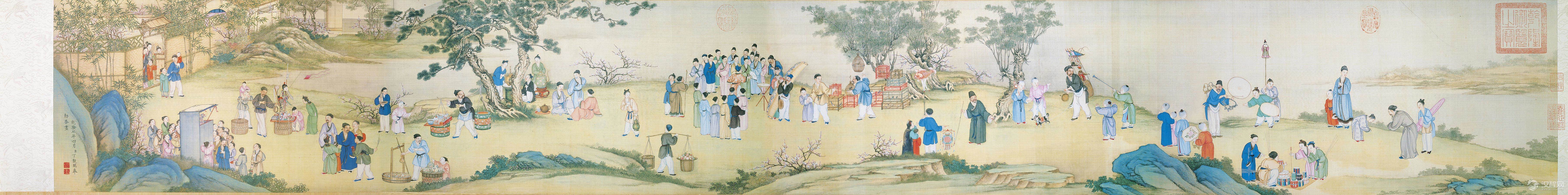 清宫十大画家 丁观鹏画选