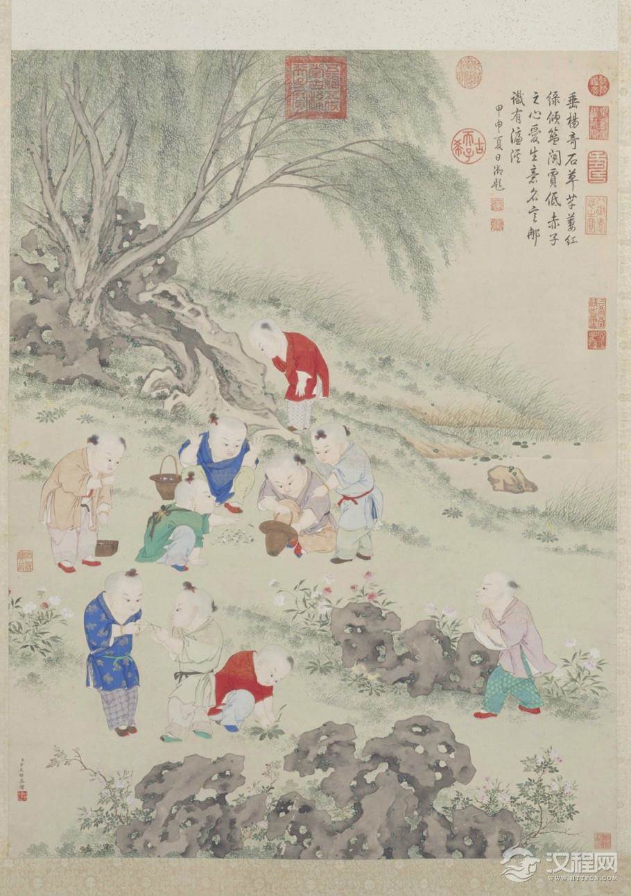 清宫十大画家 金廷标画选