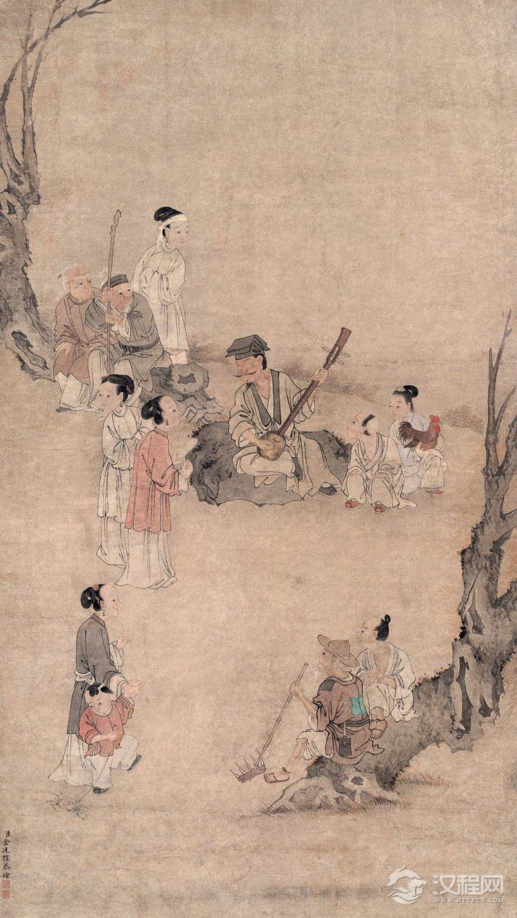 清宫十大画家 金廷标画选